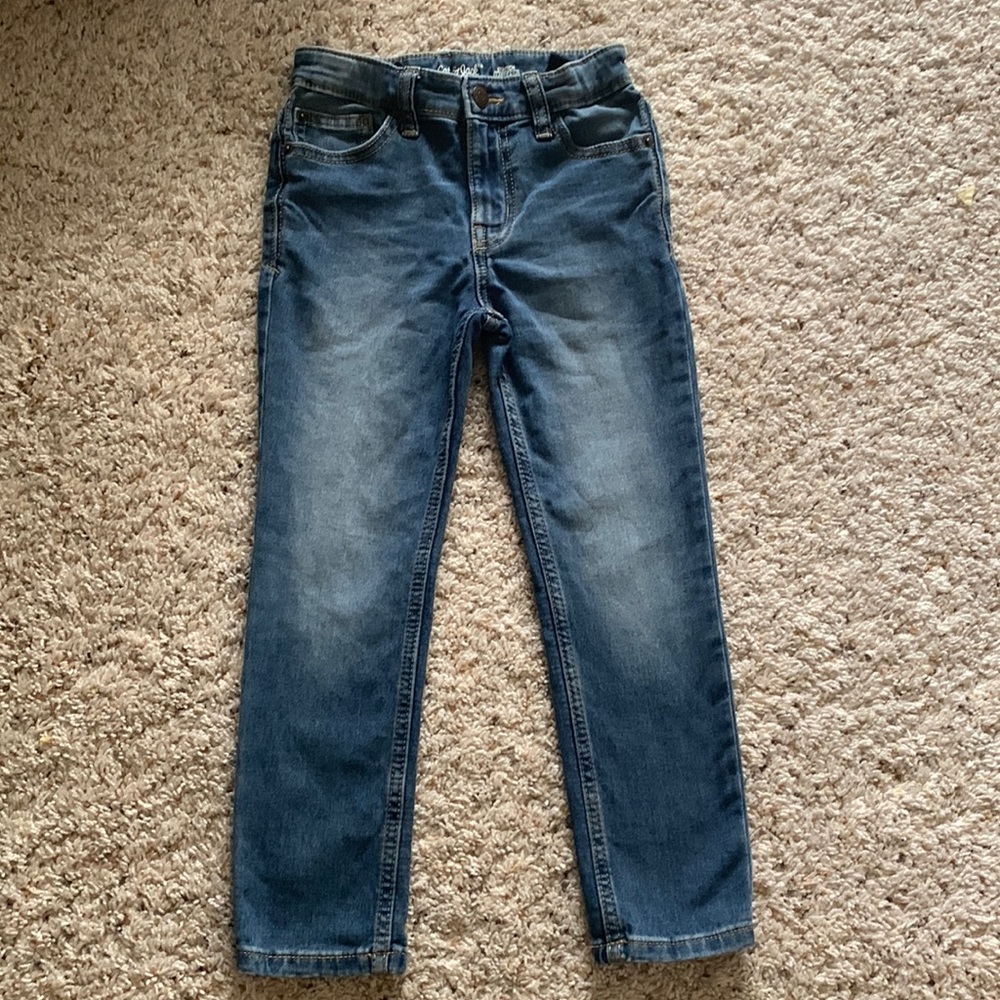 Cat & Jack size 6 skinny stretch jeans for boys